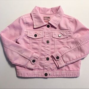 Pink Genuine Denim Jacket